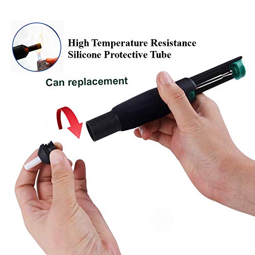 MOGAOPI Solder Wick and Desoldering Pump, Spare nozzle, Solder Sucker, Desoldering Wick,1pcs Solder Braid Desoldering Vacuum Pump Solder Remover Tool - Image 4