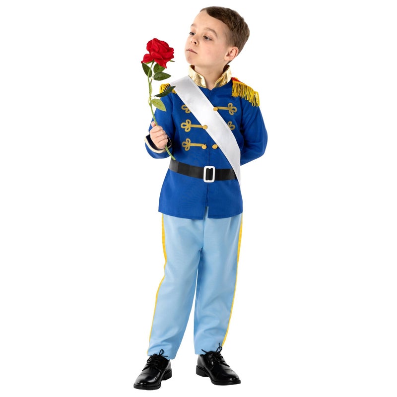 fun shack Boys Prince Costume - Kids Prince Charming Dress Up Outfit for Boys - Royal Dress Up Costume for Kids, Small - Image 1