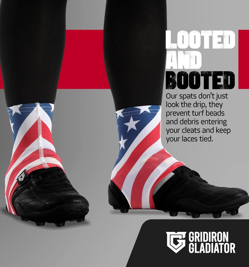 Gridiron Gladiator Cleat Covers - Football Spats - Football Cleat Cover - Cleat Spats for Soccer, Baseball & Softball - Image 4