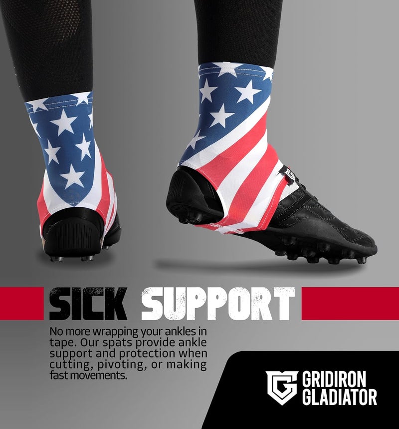 Gridiron Gladiator Cleat Covers - Football Spats - Football Cleat Cover - Cleat Spats for Soccer, Baseball & Softball - Image 5