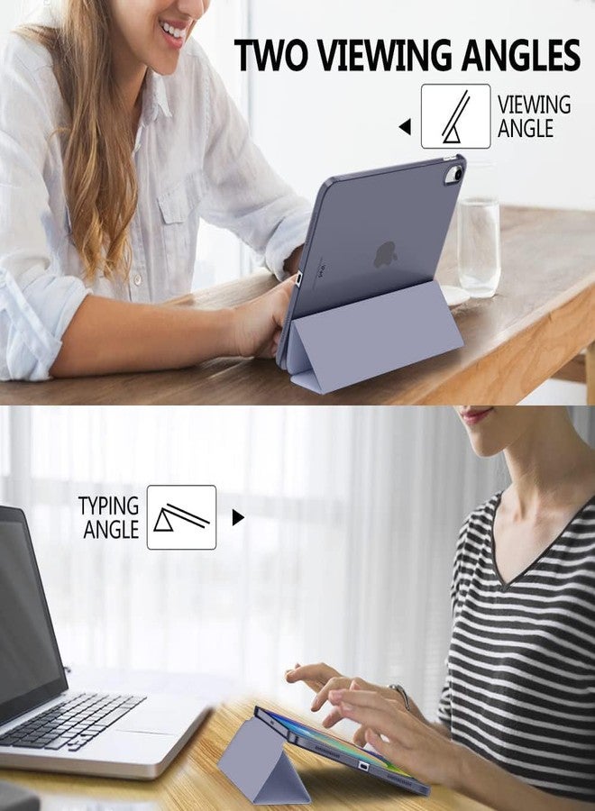 MOCA Case for iPad (A16) 11th Generation 11 Inch 2025 10th Generation 2022 iPad 10.9 Inch Slim Shell Back Protective Smart Cover for 10.9” iPad 10th 2022 Release A2696 A2757 A2777 (Lavender) - Image 5