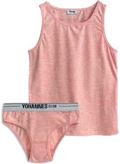 Yohannes Club Girls Cotton Underwear Set Slip Panties and Undershirt  - Image 1