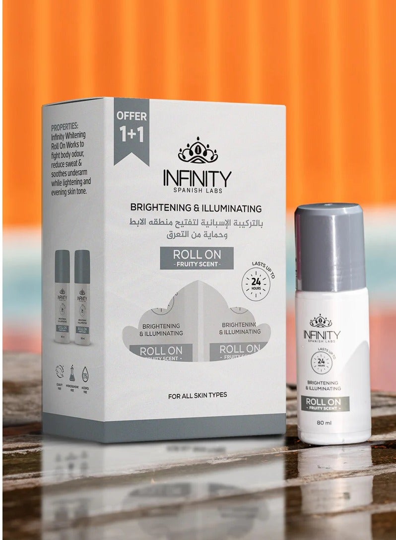 إينفينيتي رول أون مُشرق ومُضيء - برائحة الفواكه، اشترِ واحدًا واحصل على الثاني مجانًا - Image 2