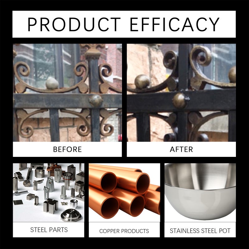 Jakehoe Rust Converter, Rust-Free Rust Restoration, Rust-Fixing, Corrosion-Resistant, Effective Protection, Long-Lasting And Stable Primer - Image 3