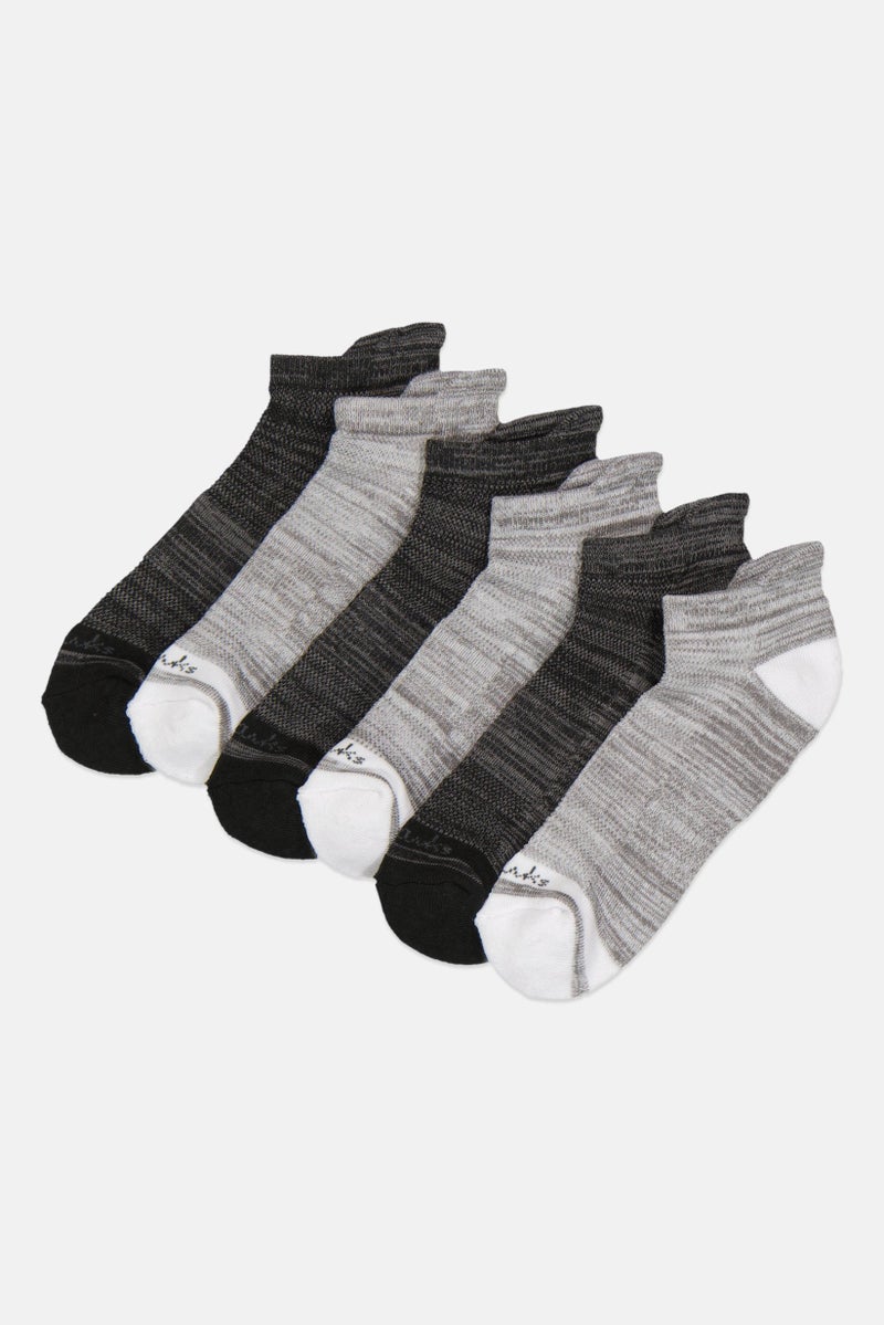 clarks Women 6 Pairs Brand Logo Chaussettes Socks, Multicolor - Image 1