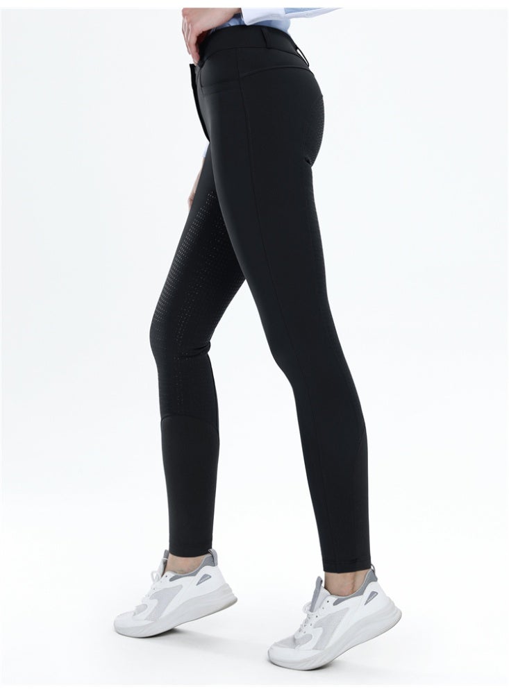 عام المرأة ركوب الخيل السراويل مقعد كامل سيليكون الفروسية المؤخرات الجوارب الخيل مع جيوب - Image 2