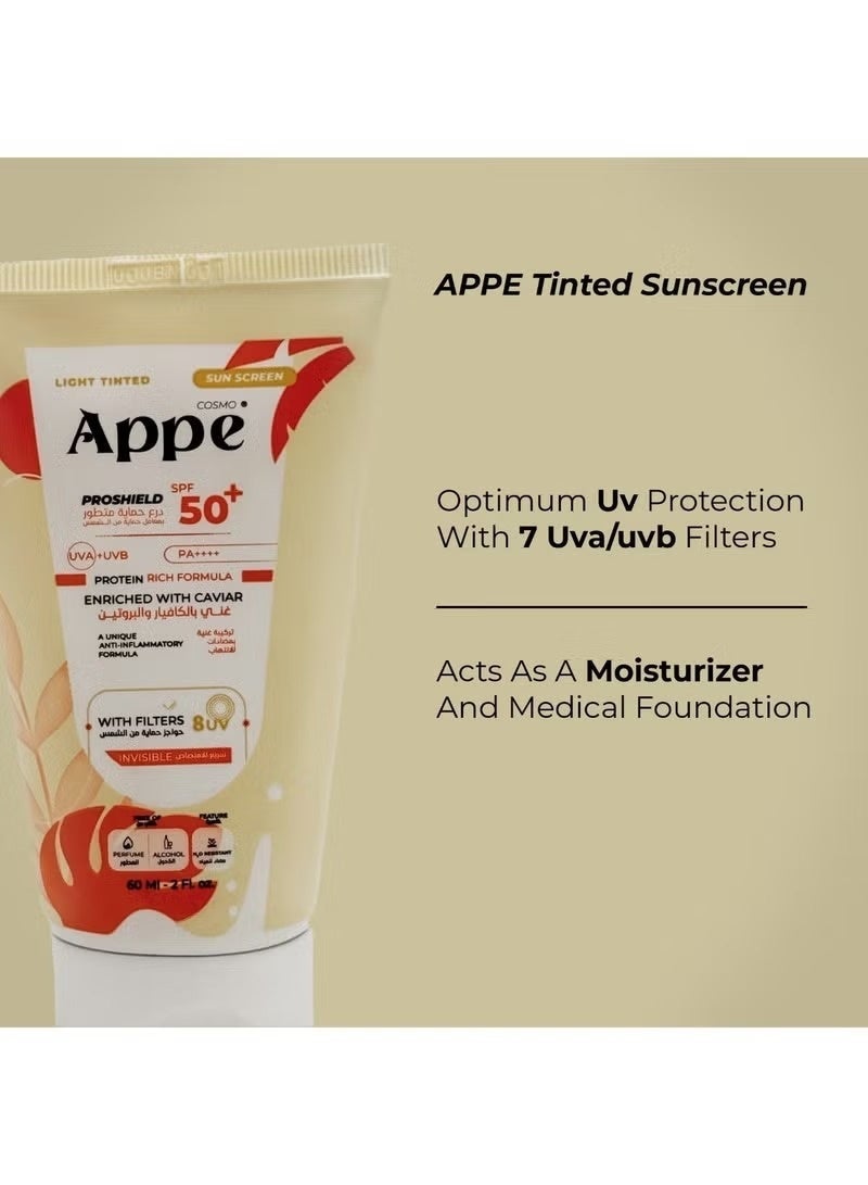 كوزمو ابي   كوزمو آبي بروشيلد صن بلوك جل كريم SPF 50+ بحجم 60 مل - ملمس خفي ومطفي (Matte) - حماية UVA/UVB PA++++ بتقنية تصغير المسام - خالي من الكحول والعطور - Image 2