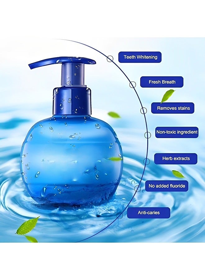 REOCLE Whitening Toothpaste Baking Soda Natural Stain Removal Repairing Refreshing Tooth Toothpaste Blueberry Flavor Toothpaste for Gentle Oral Care - Image 2