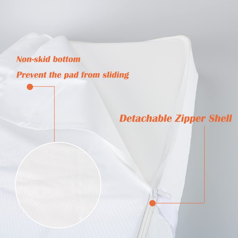 BBjixiang Baby Diaper Changing Table Pad with Waterproof Cover, Contour Changing Pad for Dresser Top 32”×16” - Image 4