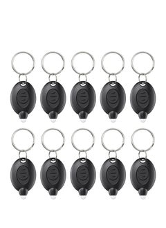 Y&D Mini LED Keychain, 10 Pcs Keychain Flashlight, 12 Lumen Portable Ultra Bright Battery Powered, for EDC Outdoor Camping Hiking and Emergency Lighting  - Image 1