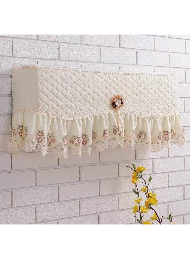 Air conditioner covers for 1.5 HP and 2.25 HP indoor units in beautiful designs and distinctive colors, available in turquoise and mint green. - Image 1