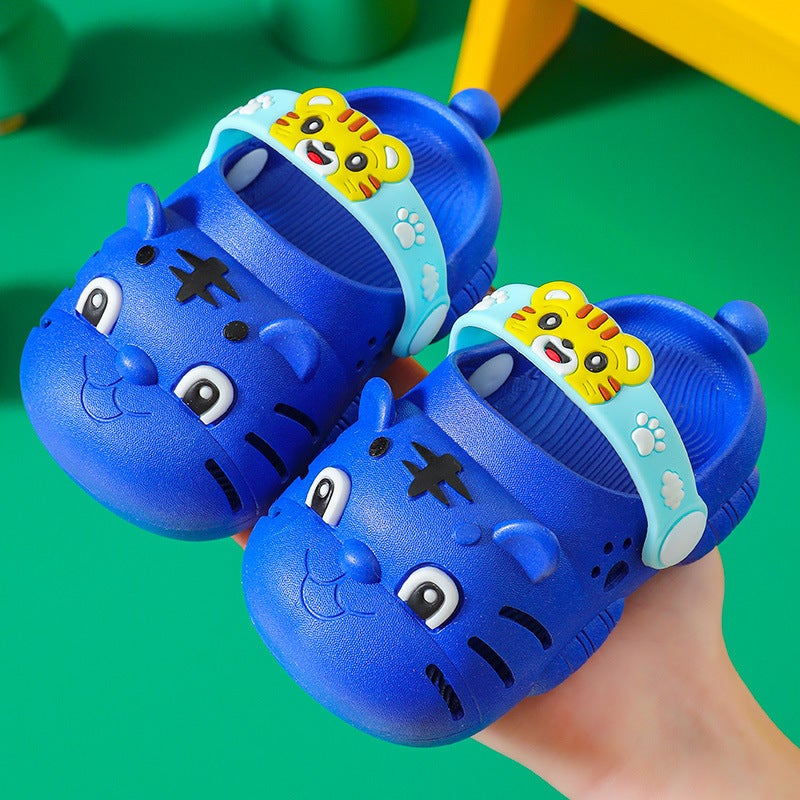 2023 New Kids Tiger Summer Clogs Blue 