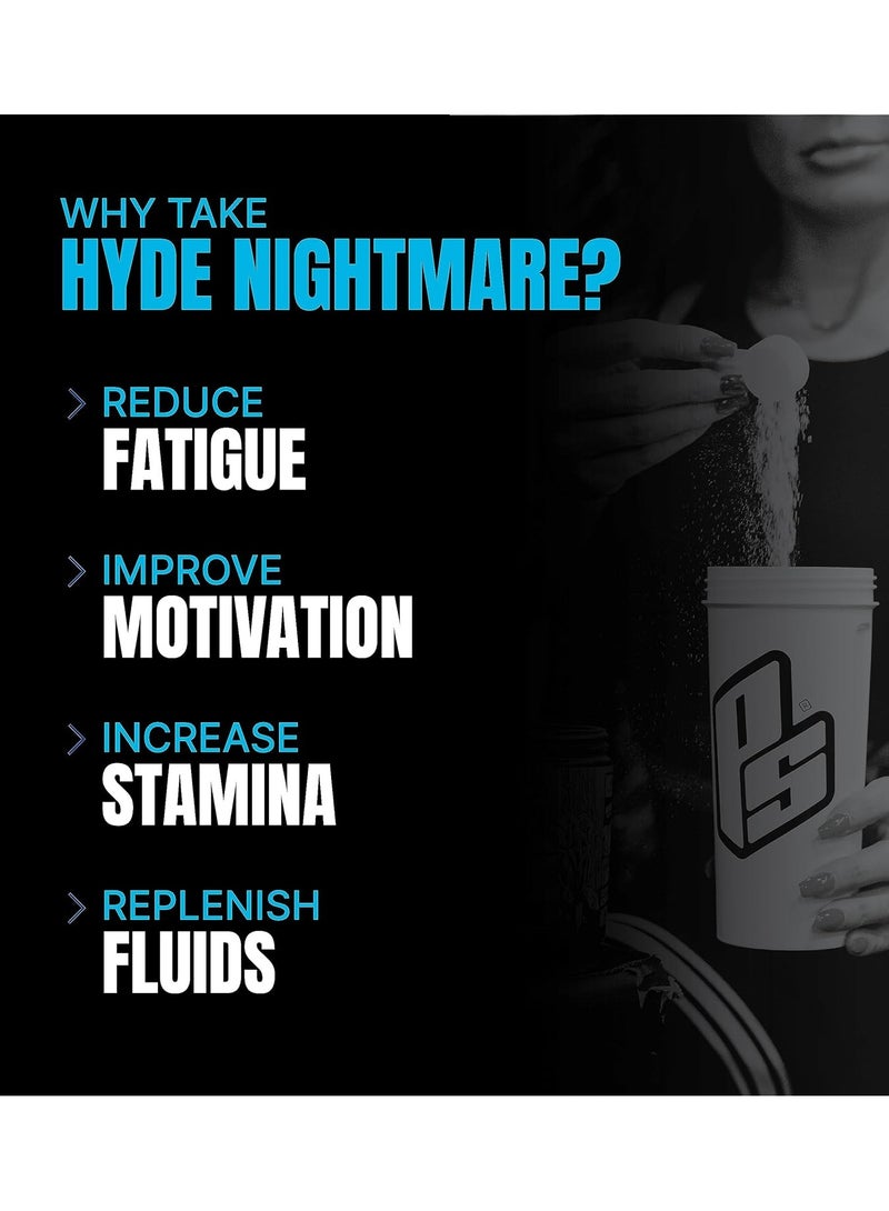ProSupps Hyde Nightmare Pre-Workout - Black and Blueberry - (399g) - Image 3