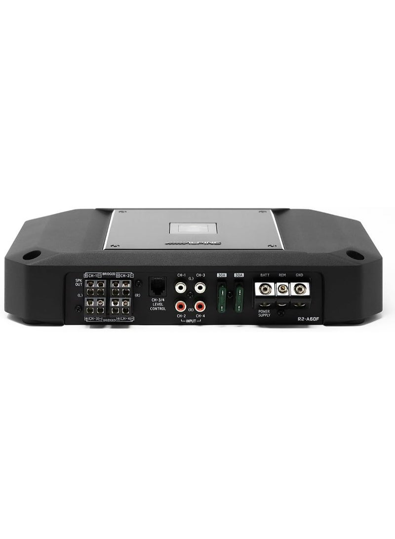 Alpine R2-A60F R-Series 4-Channel Amplifier - 150W x 4 at 2-Ohm, Hi-Res Certified - Image 5
