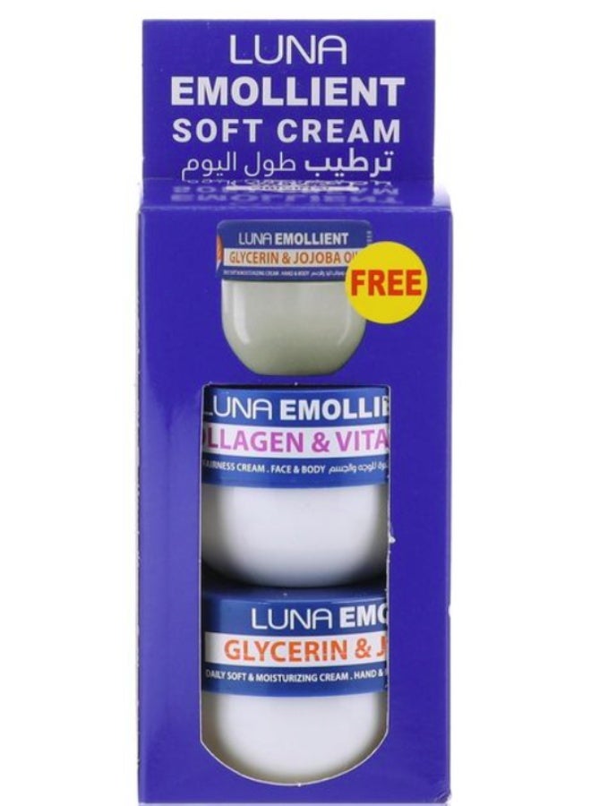 Luna Soft Moisturizing Cream Set | Deep Nourishing & Hydrating Skin Cream | Multi-Use Family Size - Image 2