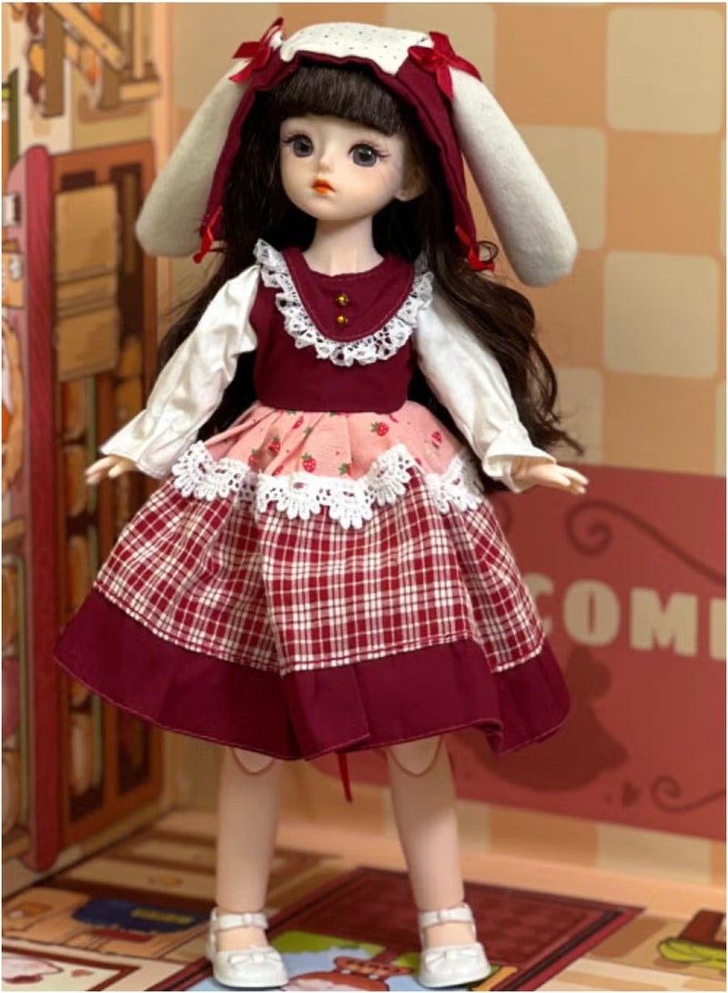 OMEVE 30cm Barbie Doll Toy Girl Dress up Doll - Image 1