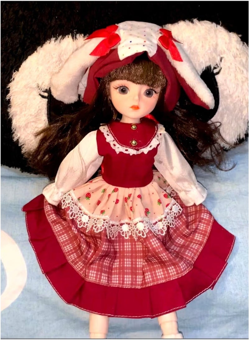 OMEVE 30cm Barbie Doll Toy Girl Dress up Doll - Image 2