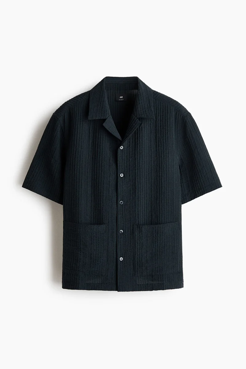 H&M  Relaxed Fit Resort shirt for Men | Best Price UAE