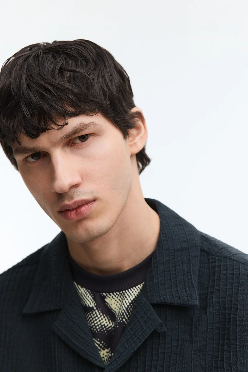 H&M  Relaxed Fit Resort shirt for Men | Best Price UAE