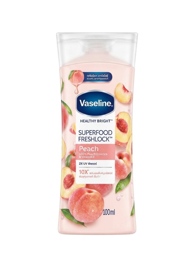 Vaseline Superfood Fresh Look Peach 100ml