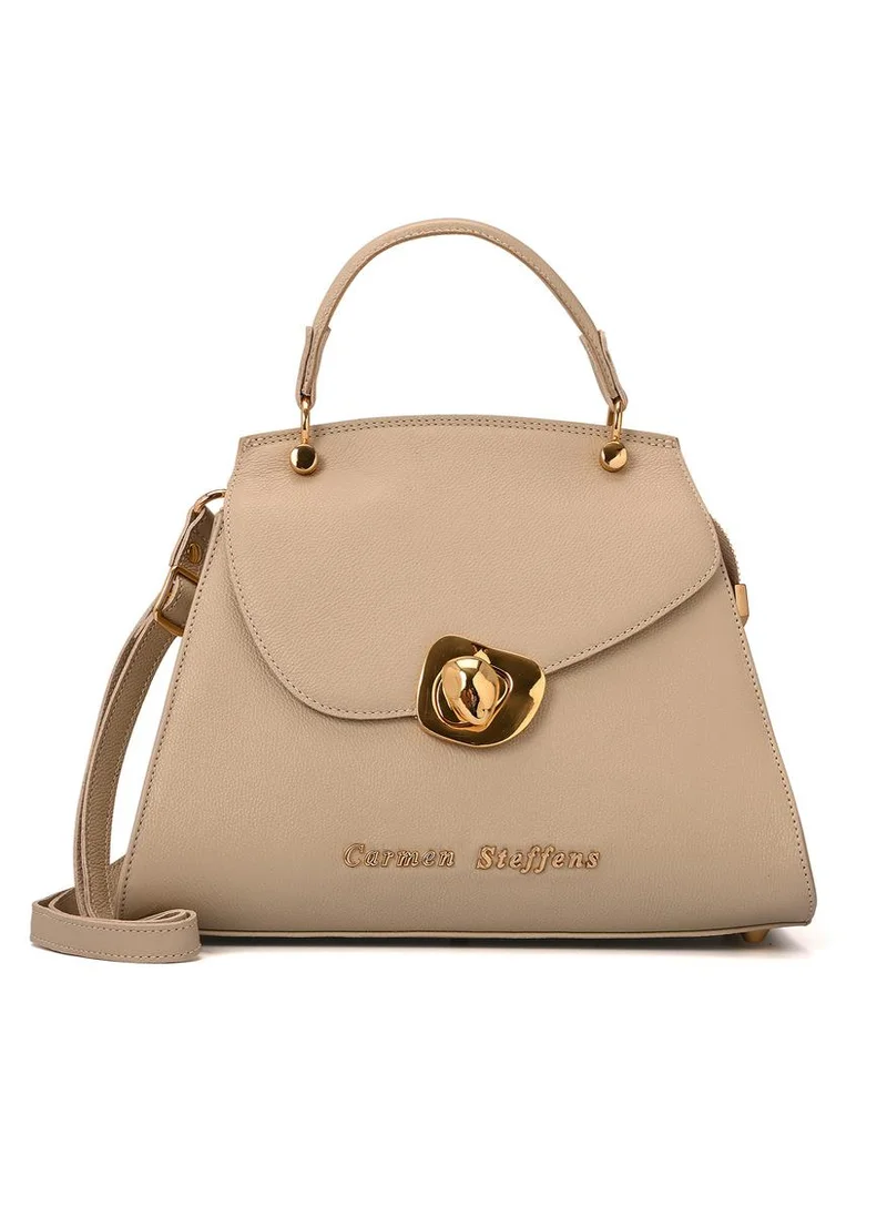 Carmen Steffens Geometric Bag Off-White