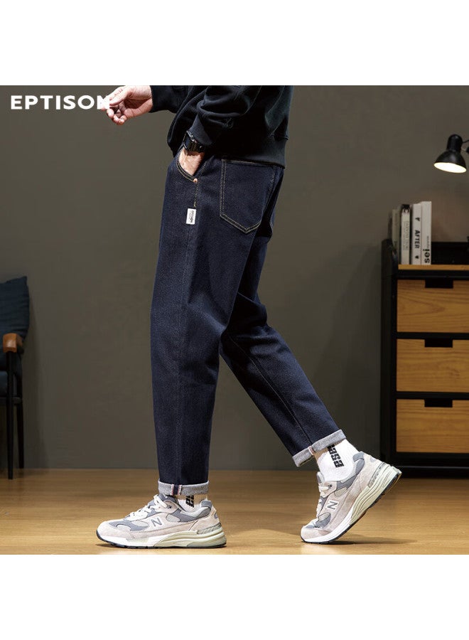 EPTISON Yipintiancheng 2025 Autumn Straight-leg Jeans For Men, Versatile Casual Wide-leg Pants, Simple Loose-fitting Fashionable Trendy Trousers For Me - Image 3