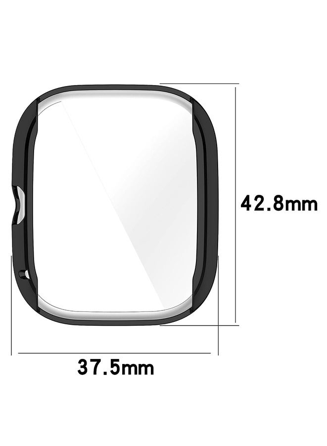 Muyixin غطاء حماية شاشة TPU لساعة Amazfit GTS 4 Mini شامل مضاد للسقوط ومطلي بالكهرباء - Image 4