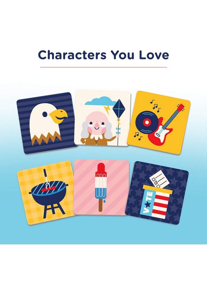 Wonder Forge Americana Matching Game - Skill Building Memory Color Recognition Game for Kids Age 3- 5 | A Fun & Fast Classic Memory Game - Image 2