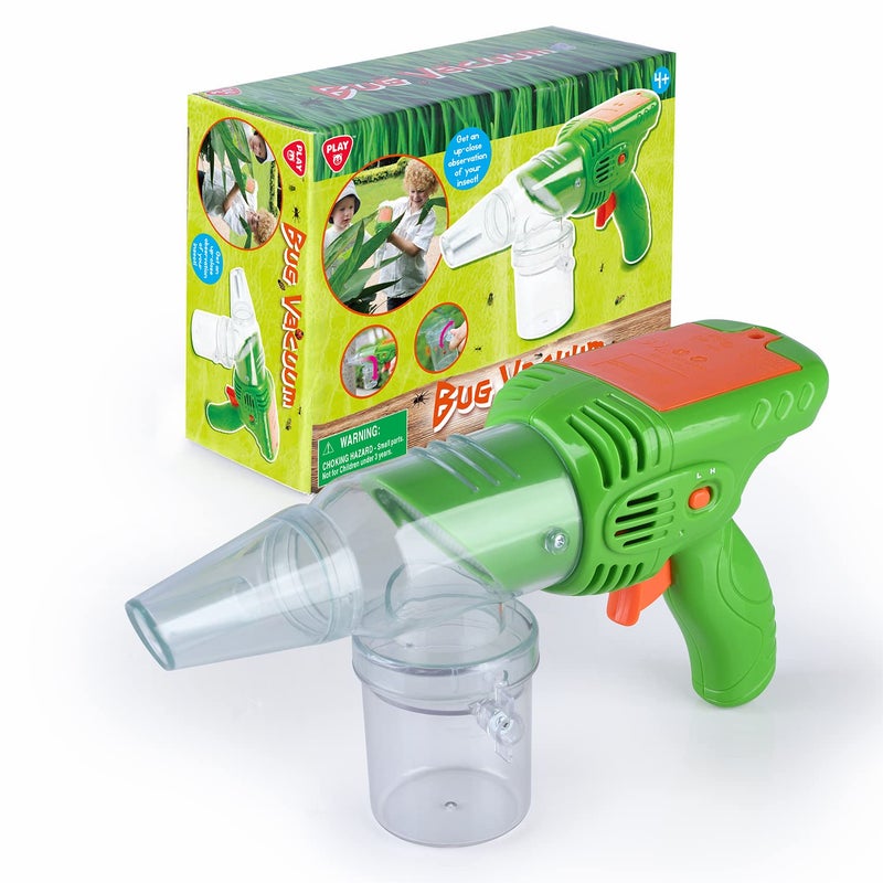 PLAY Bug Vacuum for KidsBug Catcher kit for KidsEcoFriendly Bug Suction Toy Vacuum with Magnifying Glass Viewing Chamber for Boys Age 4 - Image 2