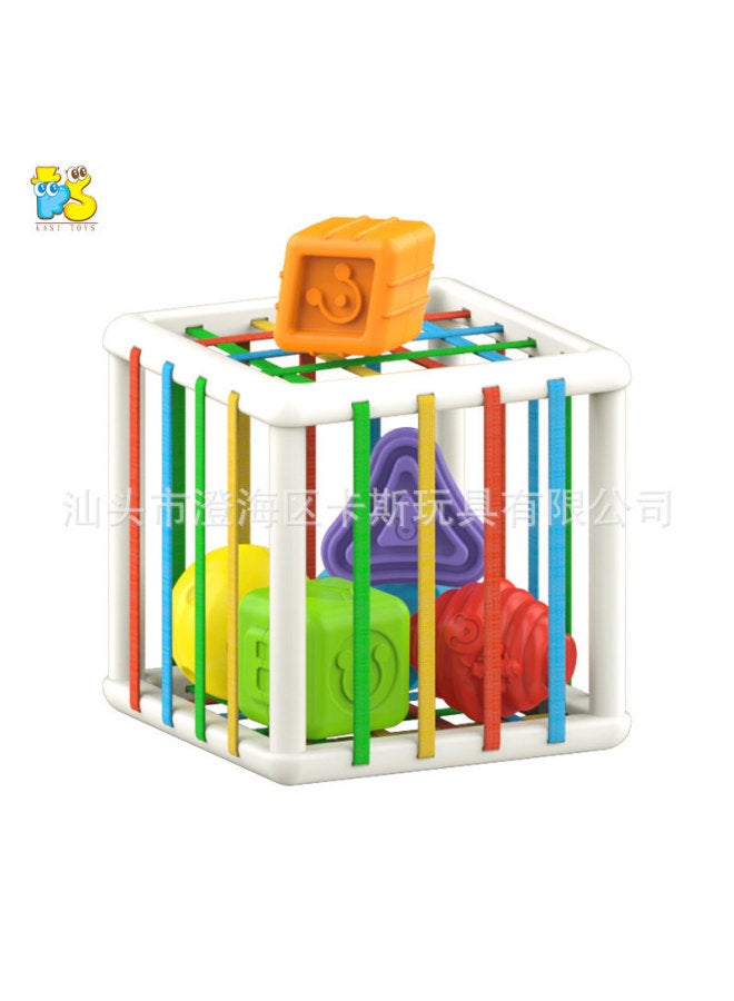 KS Children's Early Education Rainbow Cessel Game Toy Shape Color Cognitive Cessel Blocks Infant Educational Toys - Image 5