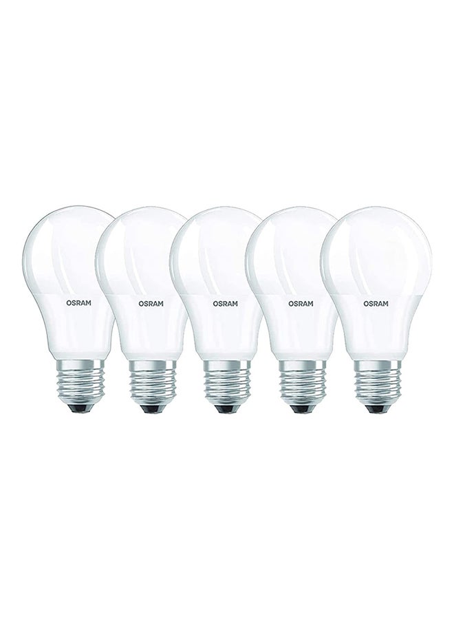 OSRAM 5-Piece E27 Value Lamp Clas A 8 Watts 6500K Led Bulb Cool White - Image 1
