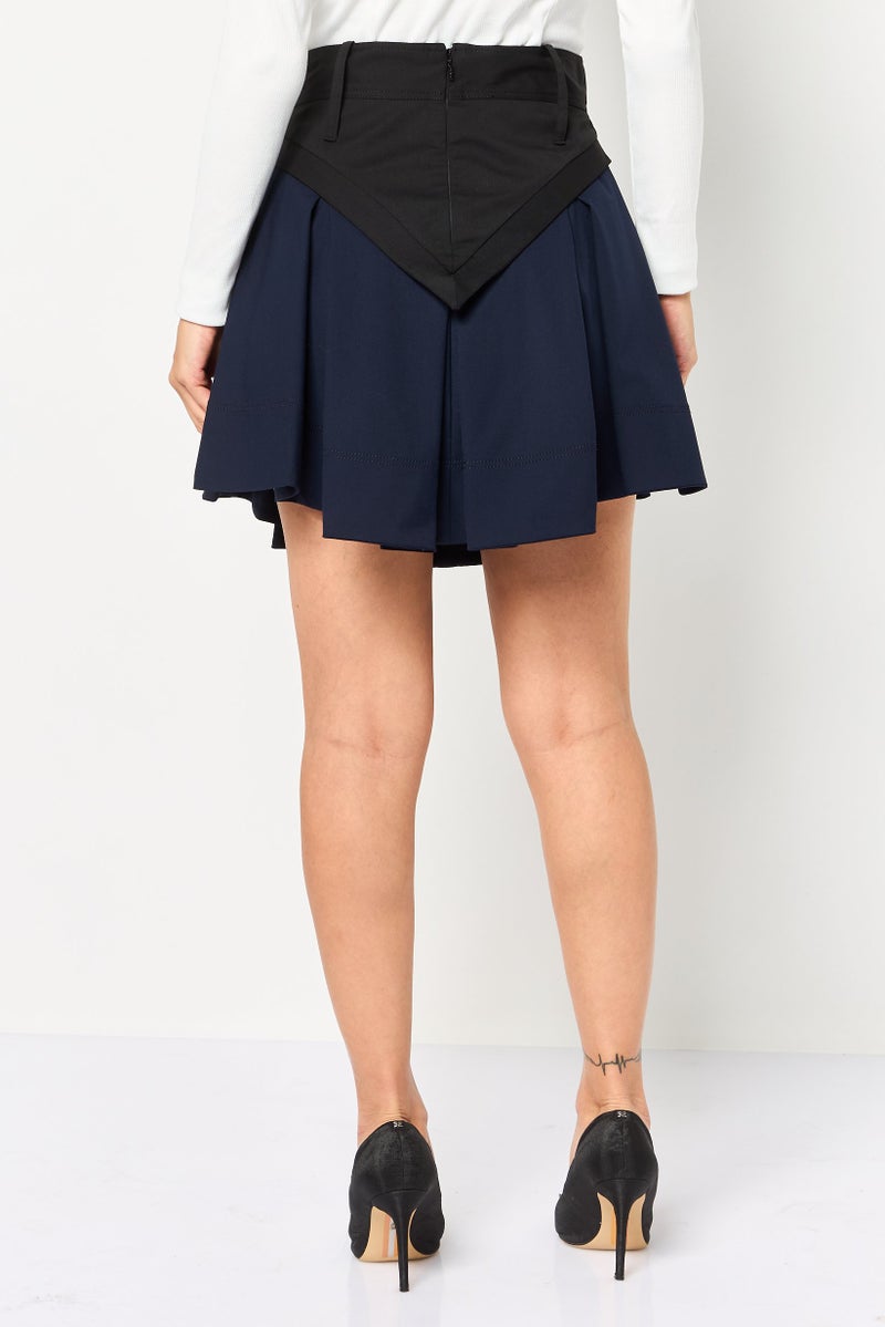 PINKO Women Two-Tone Mini Skirt, Multicolor - Image 3