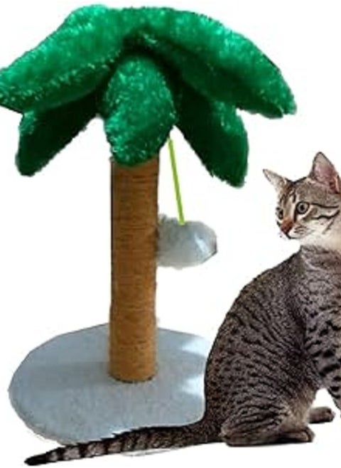 cat scratching post about 50cm-palm tree
