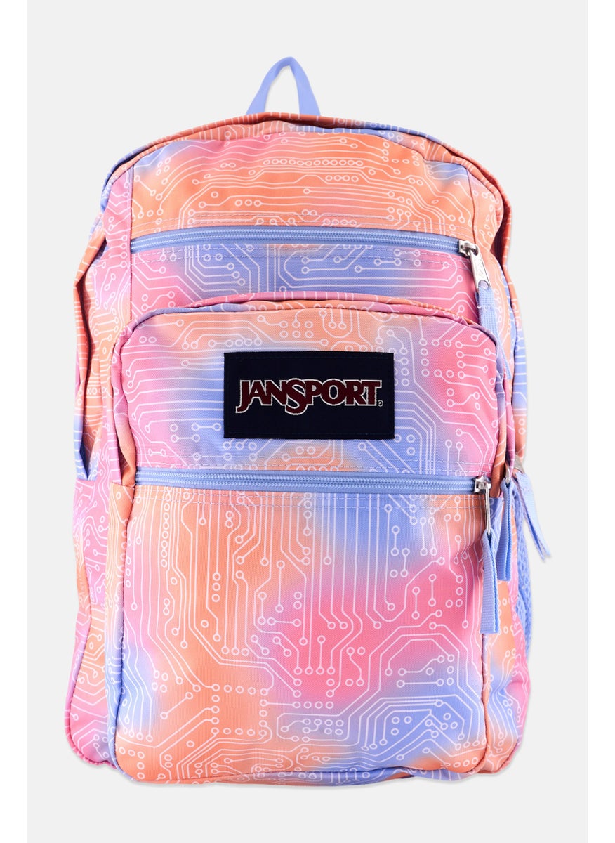JANSPORT - Men Brand Logo Backpack 47 H X 39 L X 14 W cm, Orange Combo - Image 1