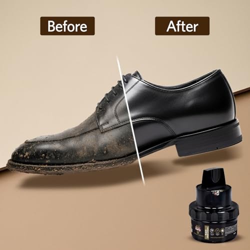 Cherry Blossom Shoe Cream with Built-in Applicator | Premium Leather Care | Rejuvenates Faded Color | Polishes In 30 Secs | 10X More Shine| Mess Free (Black, 48 gm) - Image 4