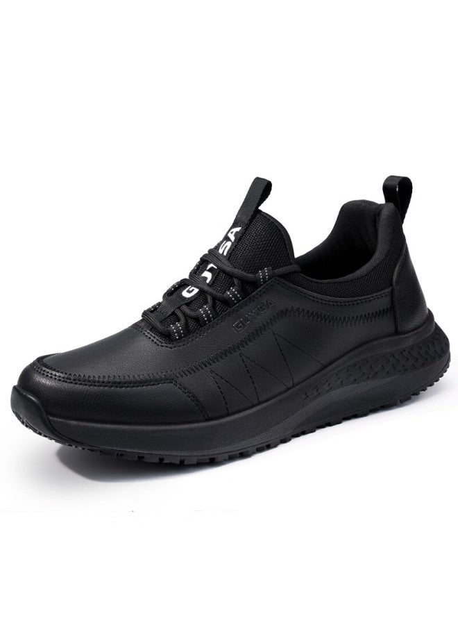 QINGYA Qingya Chef Shoes Kitchen Shoes Non-slip Waterproof Oil-proof Odor-proof Wear-resistant Special Work Back Kitchen Men's Shoes C002 41  - Image 3