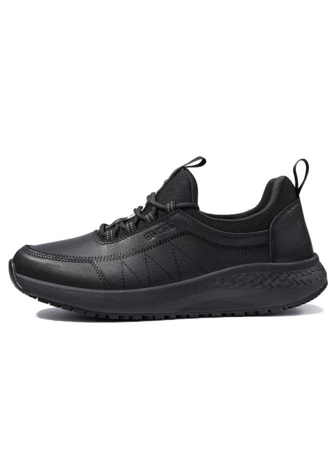 QINGYA Qingya Chef Shoes Kitchen Shoes Non-slip Waterproof Oil-proof Odor-proof Wear-resistant Special Work Back Kitchen Men's Shoes C002 41  - Image 5