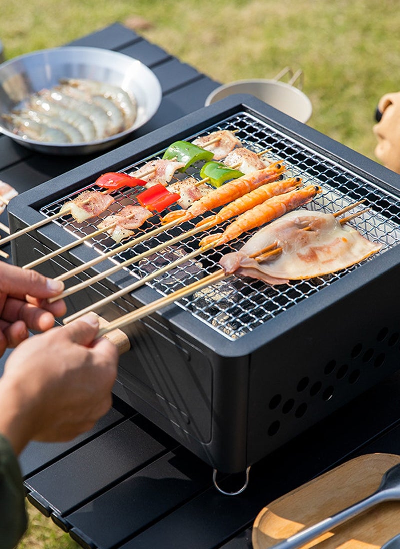 ETG Outdoor Charcoal Stove Portable Grill Set, Can Be Used by 4-6 People at the Same Time - Image 4