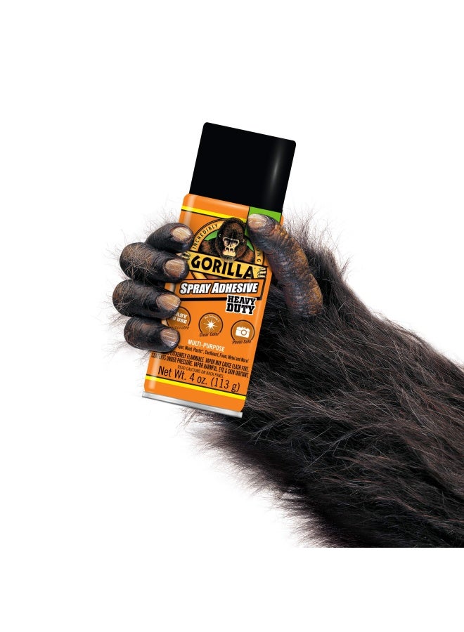 Gorilla لاصق رذاذ Gorilla شديد التحمل، متعدد الأغراض وقابل لإعادة الوضع، 4 أونصة، شفاف، (عبوة من قطعة واحدة) - Image 4