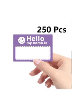 Generic Name Tag Stickers, Hello, My Name is Colorful Name Tags for Schools, Offices, Themed Parties, Families, and Competitions, 1.97in*2.95in, 250 Pcs  - Image 4