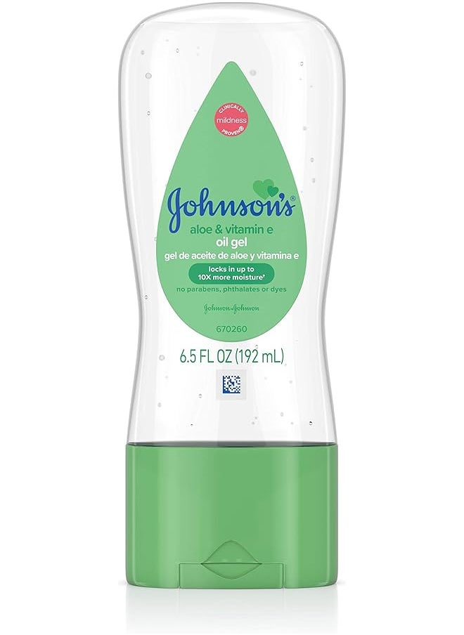 Johnson's Baby - Oil Gel Aloe And Vitamin E 6.5Oz - Image 1