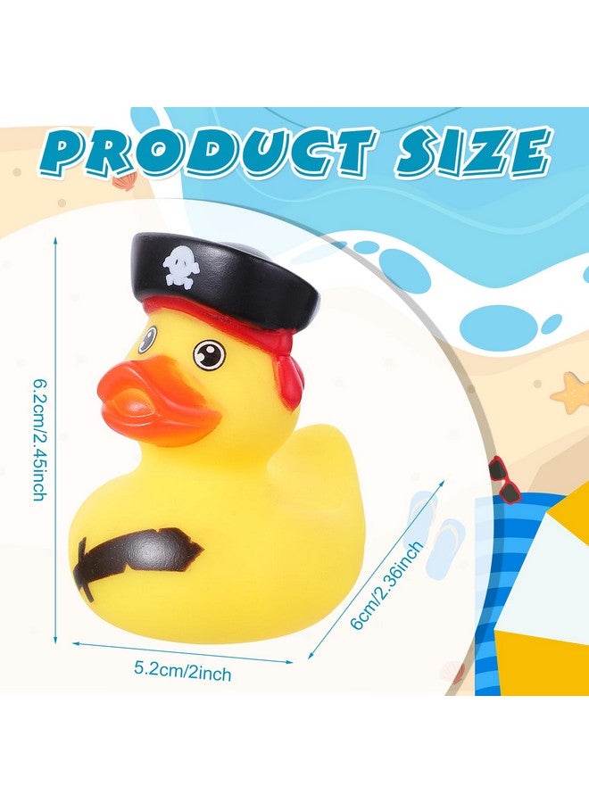 Prudiut 30 Pcs Rubber Ducks Assorted Plastic Rubber Ducks for Cruise Ducks Ducking Bath Toys Ducks Party Favors Beach Pool Activity Cruise Ships Hiding for Kids Teens - Image 2