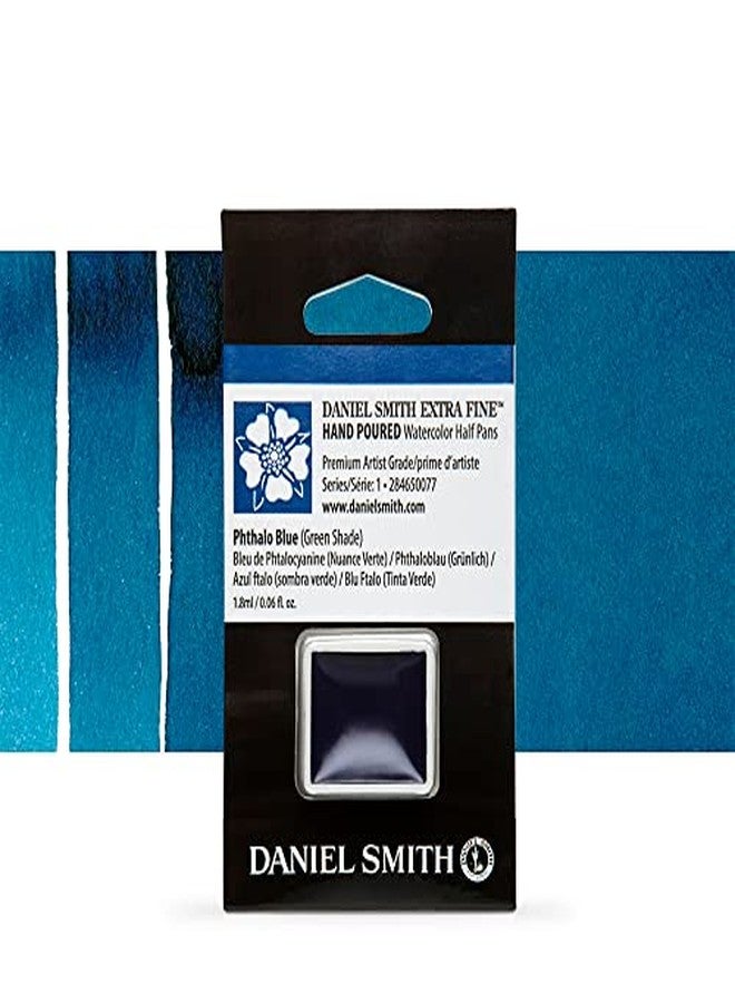 Daniel Smith Watercolour - Half Pan - Phthalo Blue (Green Shade) (Series 1) - 0077 - Image 2