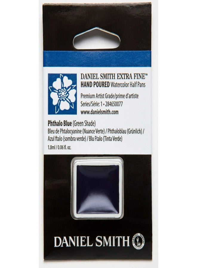 Daniel Smith Watercolour - Half Pan - Phthalo Blue (Green Shade) (Series 1) - 0077 - Image 4