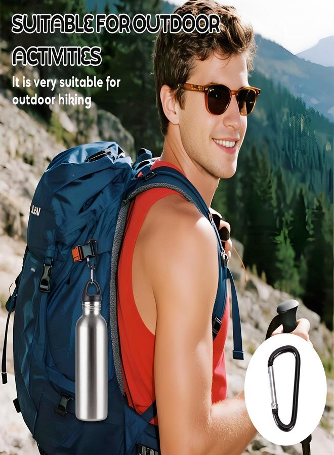 MOSIOBERDAVIAN 250Pcs 2“ Carabiner Bulk Clip Aluminum Alloy Small Carabiners Keychain D Shape Spring Snap Hook Keys Hanging Camping Hiking Traveling Fishing Outdoor Activities Gear - Image 4