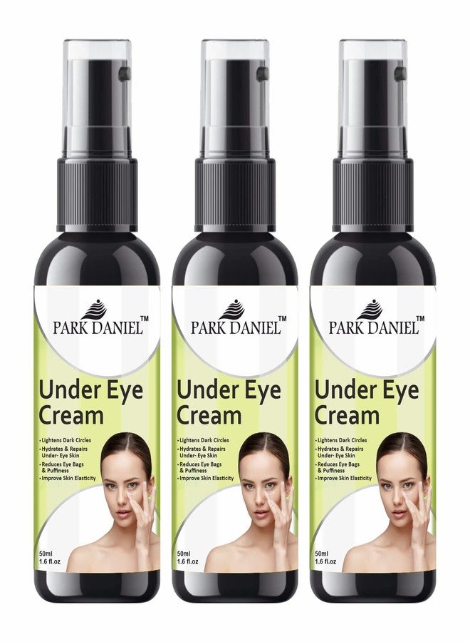 Park Daniel Nourishing Under Eye Cream for Dark Circles for Women & Men|to Reduce Dark Circles, Puffiness and Fine Lines with Vitamins E & B3 Pack of 3 of 50ML - Image 1