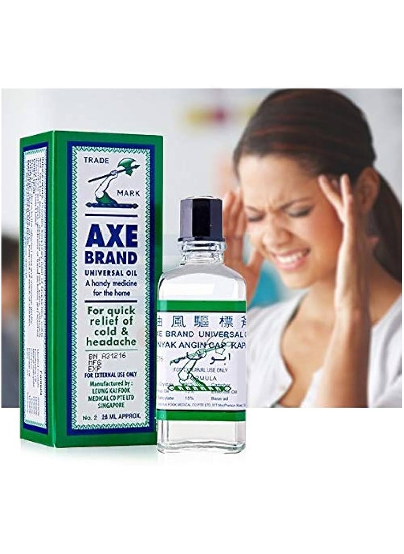Axe Universal Oil For Cold And Headache 3ml (Pack of 6)  - Image 2