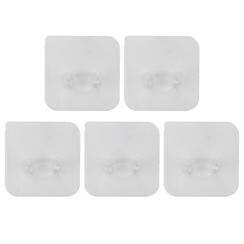 Self Adhesive Wall Hooks 1 Pack Multi-Purpose Design - No Wall Damage Easy Install Space Saving Bathroom Organizer for Shower Bathroom Kitchen And Room Organization - Image 1