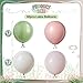 Paeyeq Sage Green Pink Balloons 60 Pcs 12 Inch Retro Dusty Pink Olive Green Balloons Blush Sand White Balloon for Girl Baby Shower Boho Wedding Bride Shower Birthday Baby in Bloom Party Decoration Supplies - Image 4