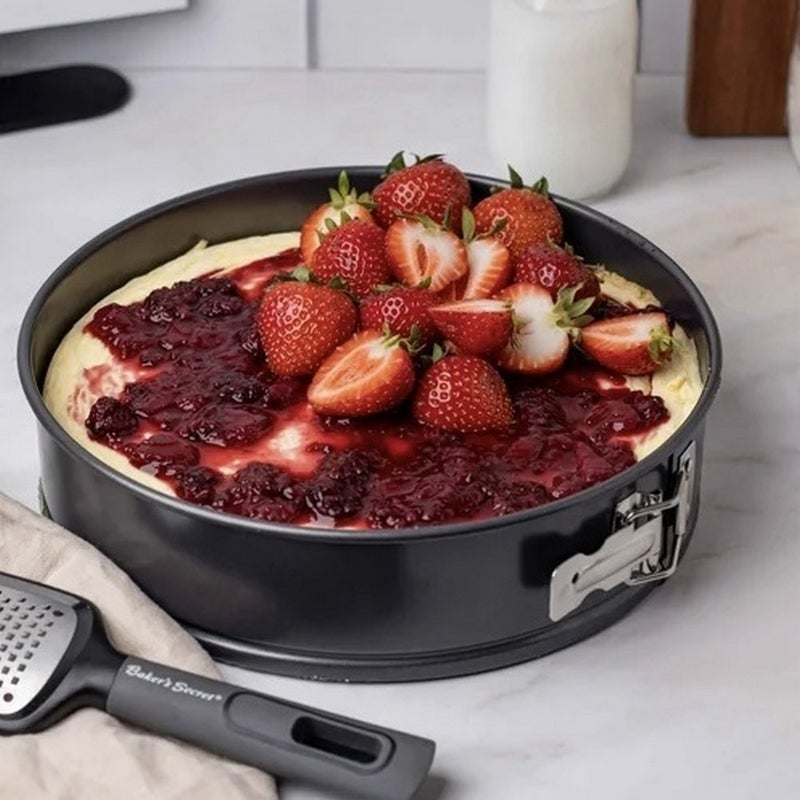 Baker's Secret Baker’s Secret Essential Line 26cm Springform Pan – Non‑Stick Bakeware for Effortless Cake Baking & Easy Release - Image 4